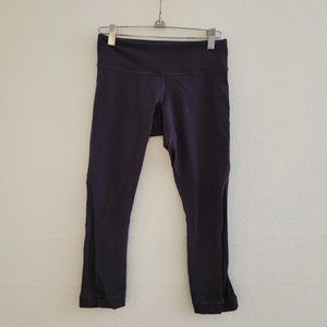 Lululemon Cropped Legging - Navy  Blue - Size 4